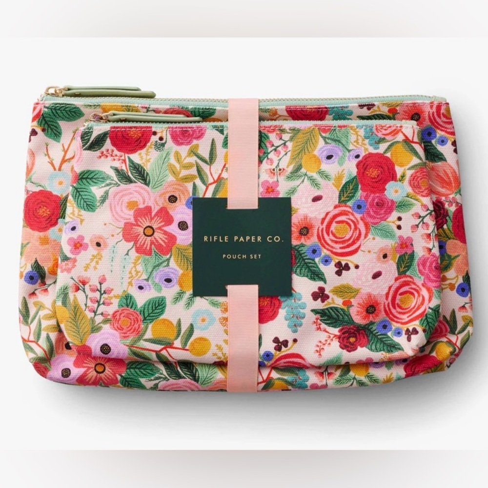 New! Rifle Paper Co. Pouch Set - Picture 8 of 10